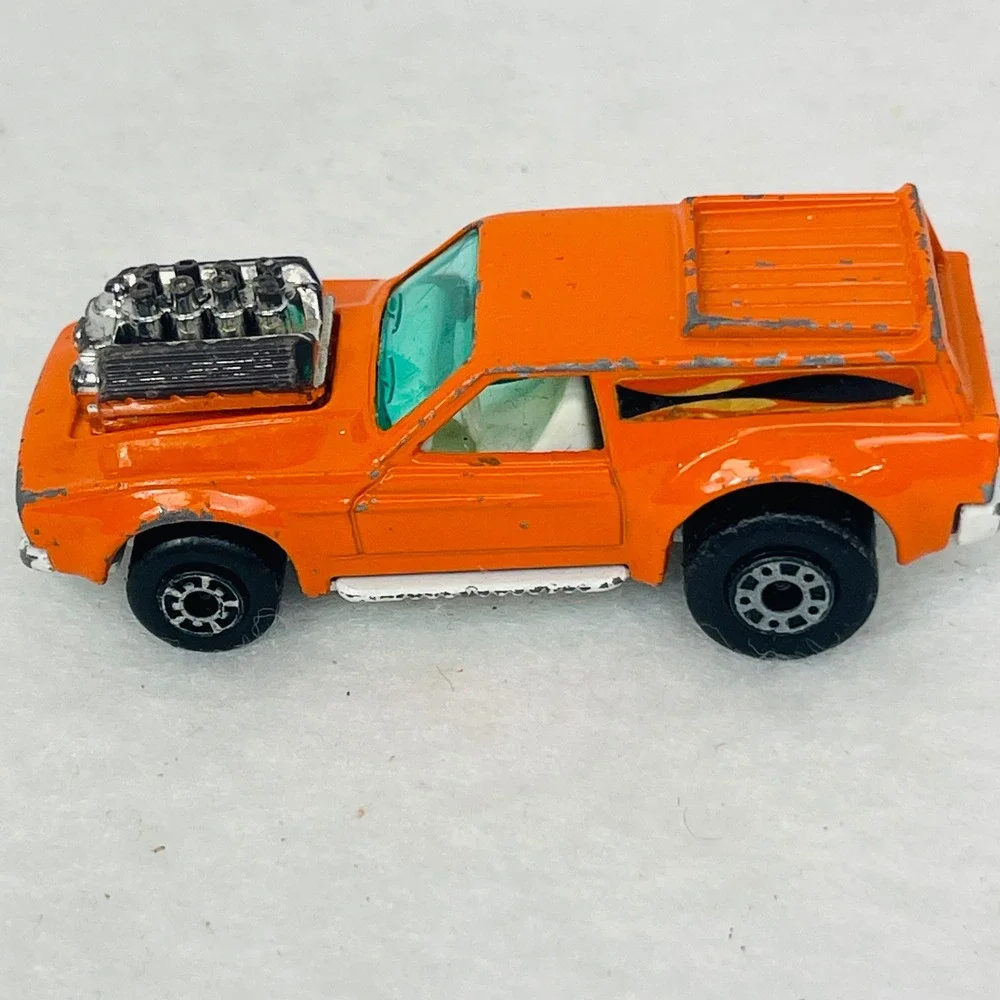 Vtg 1975 Matchbox Superfast No 34 Vantastic Orange Diecast Car Lesney England